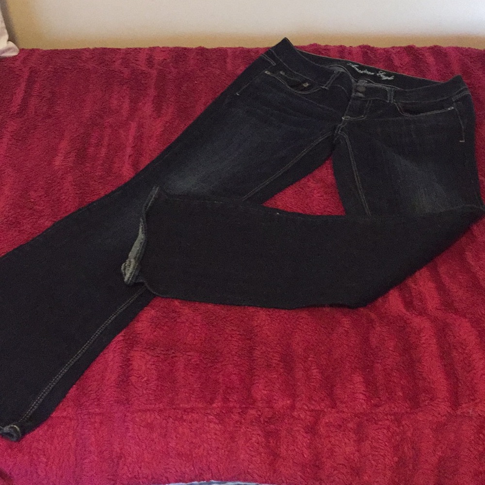 AMERICAN EAGLE Size 6 Bootcut Jeans worn 1x